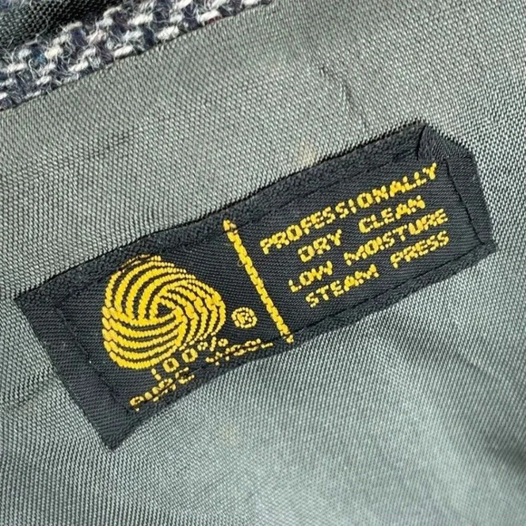 Vintage Levi's menswear wool Blazer Mens 42 gray 2801 - Picture 5 of 11